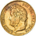 Moneda, Francia, Louis-Philippe, 40 Francs, 1834, Paris, BC+, Oro, KM:747.1