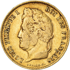 Munten, Frankrijk, Louis-Philippe, 40 Francs, 1834, Paris, FR+, Goud, KM:747.1