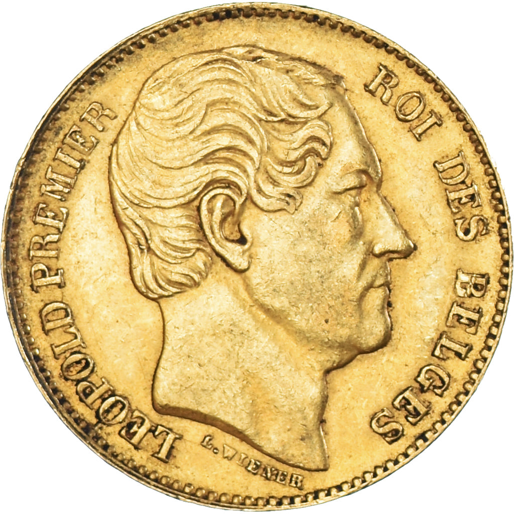Münze, Belgien, Leopold I, 20 Francs, 1865, SS, Gold, KM:23
