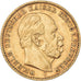 Coin, German States, PRUSSIA, Wilhelm I, 20 Mark, 1873, Frankfurt, EF(40-45)