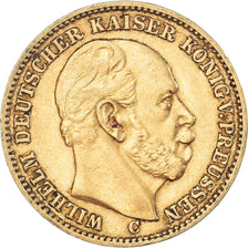 Moneta, Stati tedeschi, PRUSSIA, Wilhelm I, 20 Mark, 1873, Frankfurt, BB, Oro
