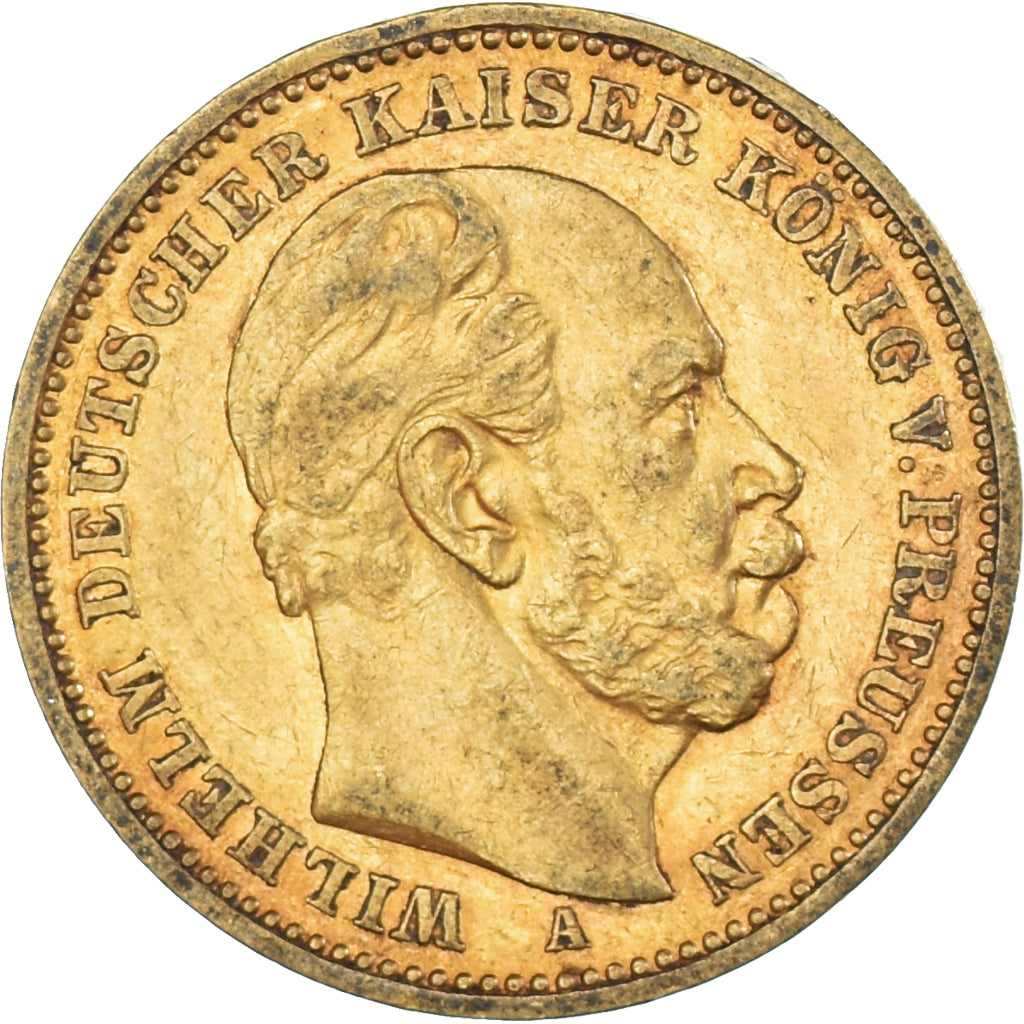 Moneta, Stati tedeschi, PRUSSIA, Wilhelm I, 20 Mark, 1883, Berlin, BB, Oro