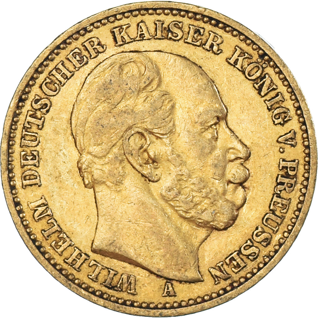 Moneta, Stati tedeschi, PRUSSIA, Wilhelm I, 20 Mark, 1883, Berlin, BB, Oro