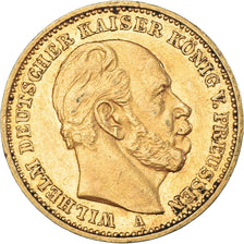Moneta, Stati tedeschi, PRUSSIA, Wilhelm I, 20 Mark, 1883, Berlin, BB, Oro