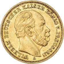 Moneta, Landy niemieckie, PRUSSIA, Wilhelm I, 20 Mark, 1886, Berlin, AU(50-53)