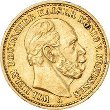 Munten, Duitse staten, PRUSSIA, Wilhelm I, 20 Mark, 1886, Berlin, ZF+, Goud