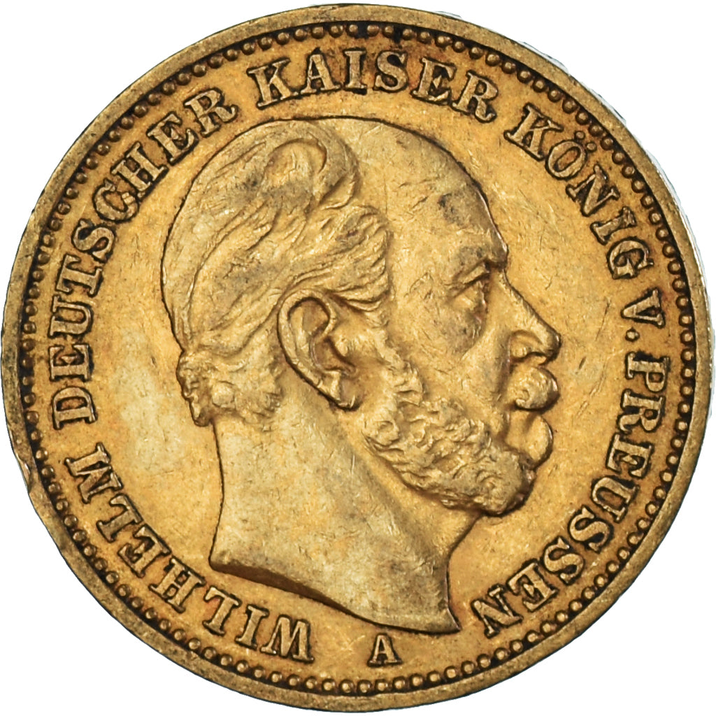 Monnaie, Etats allemands, PRUSSIA, Wilhelm I, 20 Mark, 1887, Berlin, TTB+, Or