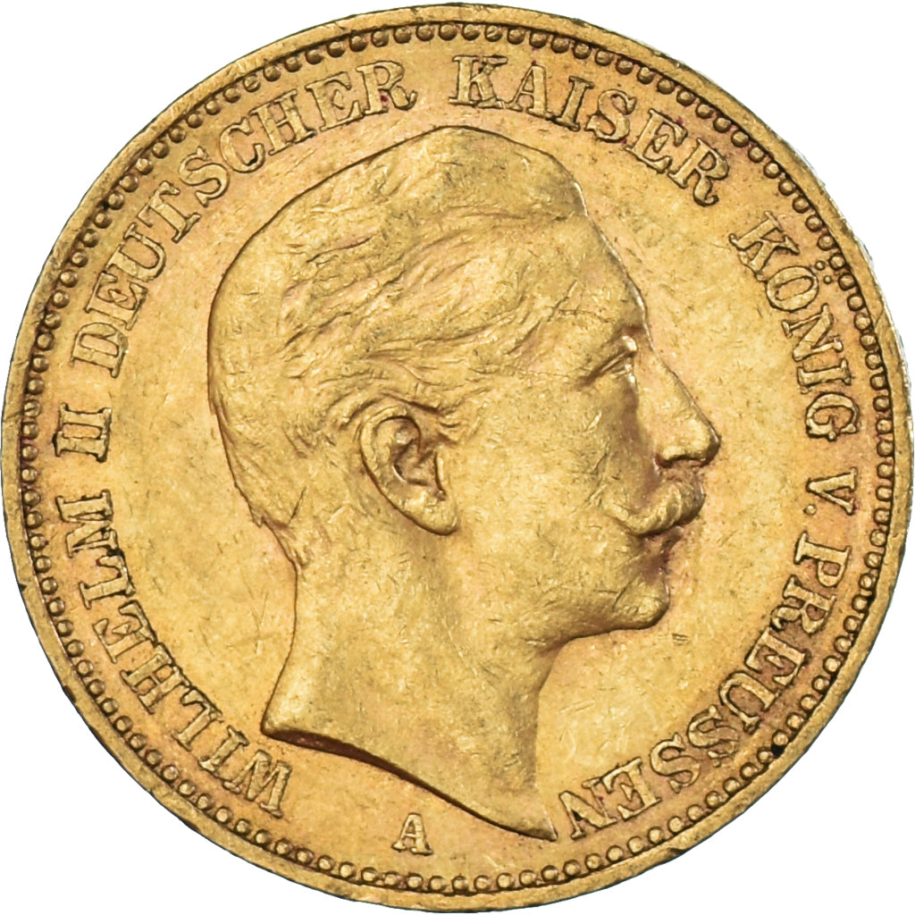 Moneta, Stati tedeschi, PRUSSIA, Wilhelm II, 20 Mark, 1898, Berlin, BB, Oro