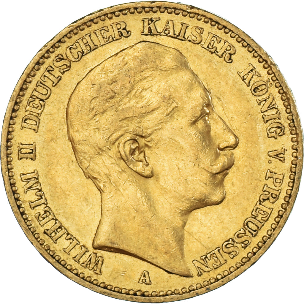Moneta, Stati tedeschi, PRUSSIA, Wilhelm II, 20 Mark, 1903, Berlin, BB, Oro
