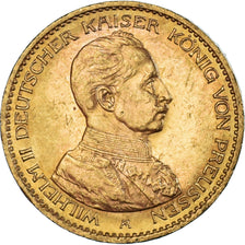 Moneta, Stati tedeschi, PRUSSIA, Wilhelm II, 20 Mark, 1914, Berlin, BB+, Oro