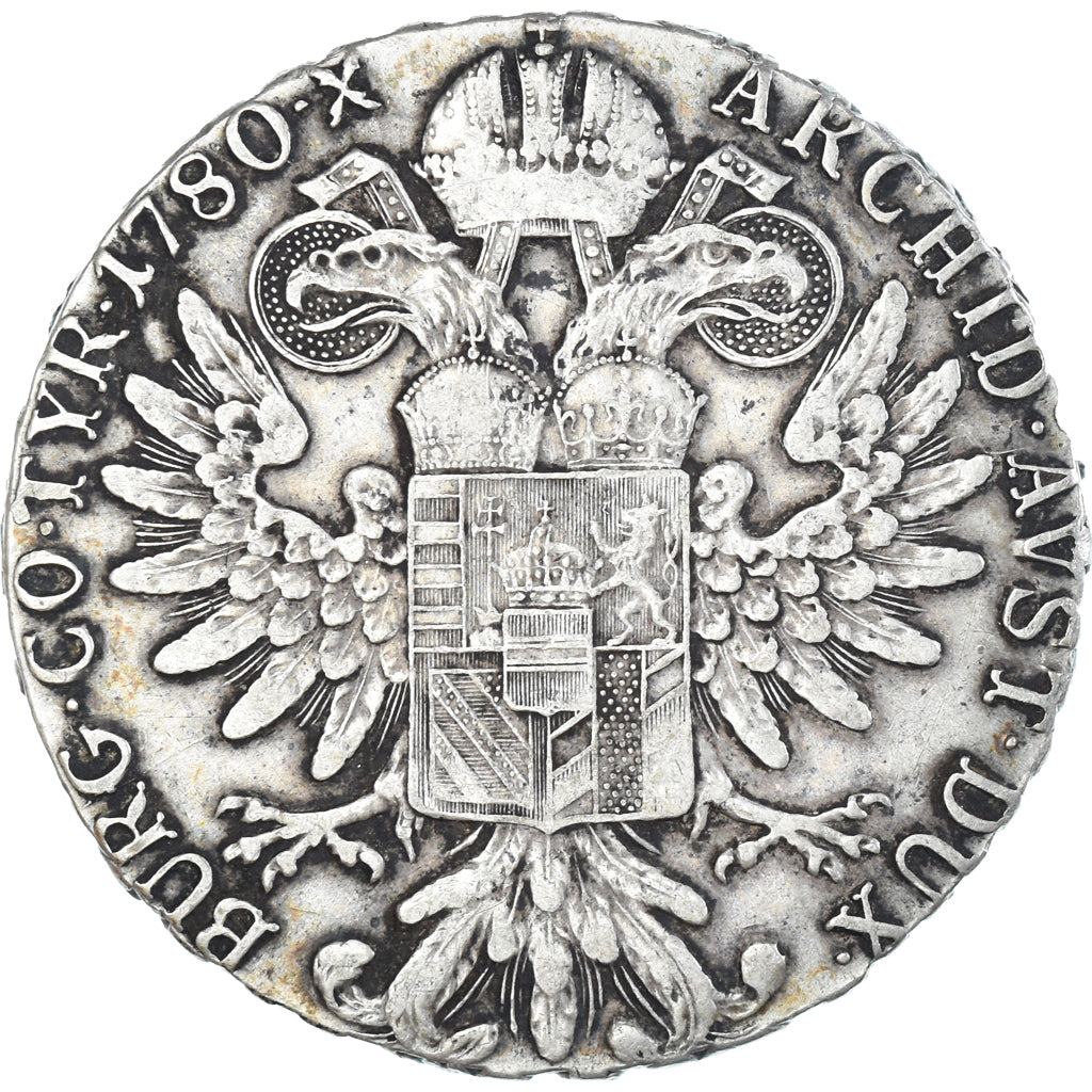 Coin, Austria, Joseph II, Thaler, 1780, EF(40-45), Silver, KM:T1