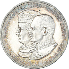 Coin, German States, SAXONY-ALBERTINE, Friedrich August III, 5 Mark, 1909