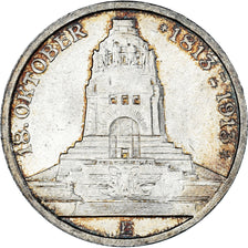 Monnaie, Etats allemands, SAXONY-ALBERTINE, Friedrich August III, 3 Mark, 1913
