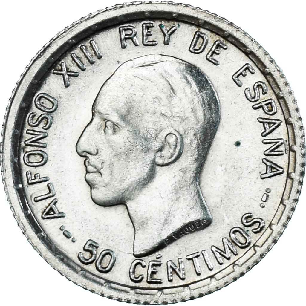 Coin, Spain, Alfonso XIII, 50 Centimos, 1926, Madrid, MS(63), Silver, KM:741