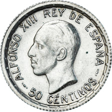 Coin, Spain, Alfonso XIII, 50 Centimos, 1926, Madrid, MS(63), Silver, KM:741