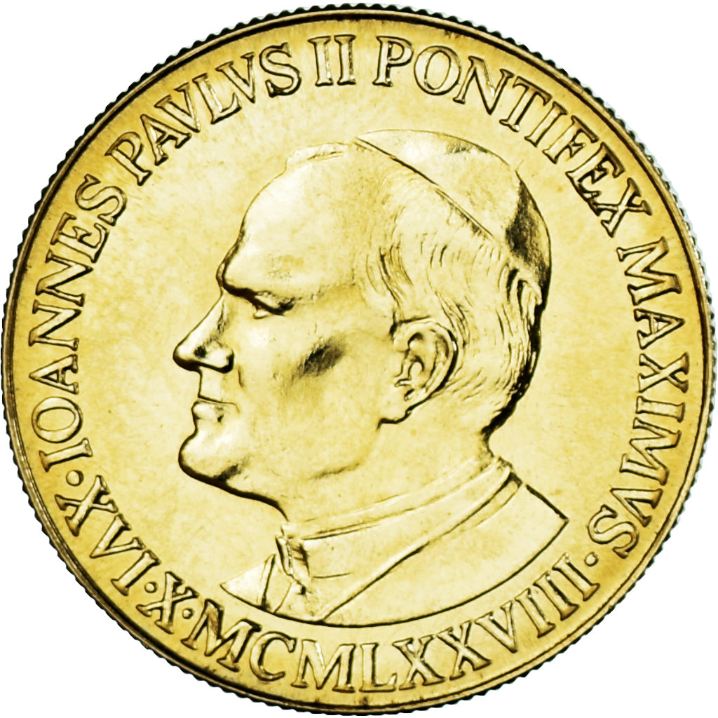 Vatican, Medal, Pape Jean Paul II, 1980, MS(64), Gold