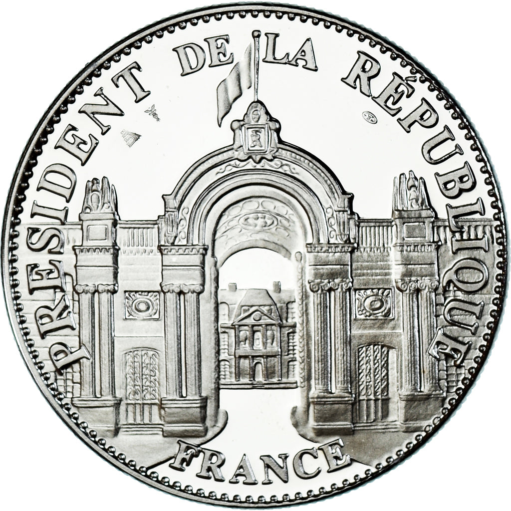 Francia, medaglia, Les Présidents de la Vème République, SPL, Rame-nichel