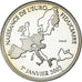 France, Medal, Naissance de l'Euro Fiduciaire, Politics, Society, War, 2002