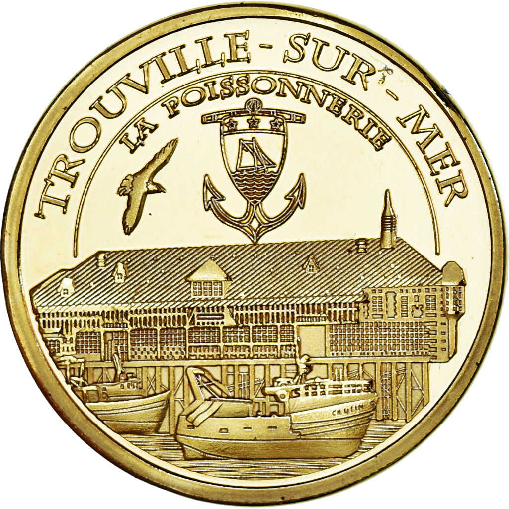 France, Token, Touristic token, Trouville-sur-Mer - La Poissonnerie, Souvenirs