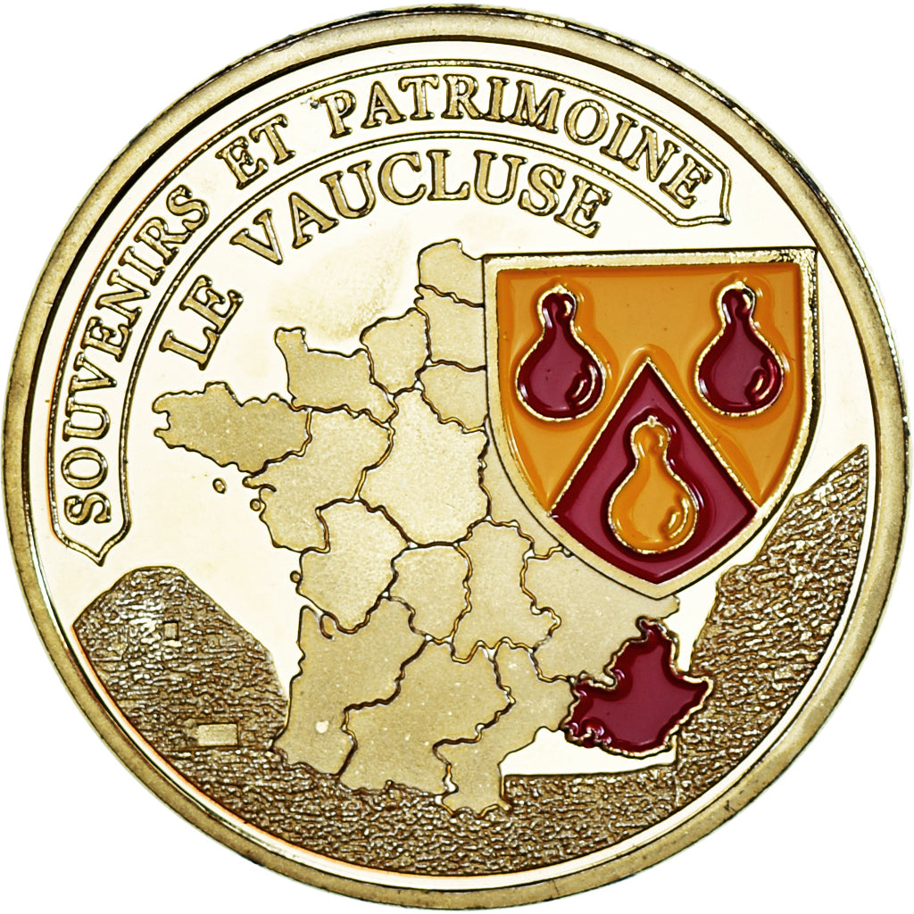 France, Token, Touristic token, Le Vaucluse - Gordes, Souvenirs et Patrimoine