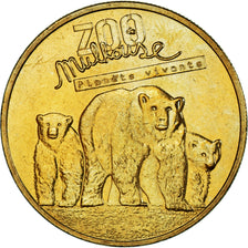 Francja, Token, Zoo de Mulhouse, 2011, Médailles et Patrimoine, AU(50-53)