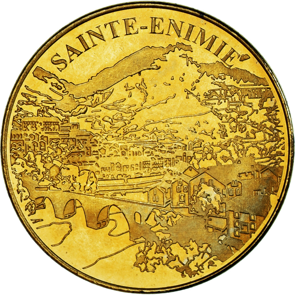 France, Token, Tourist Token, Sainte-Enimie, AU(55-58), Copper-nickel Aluminium