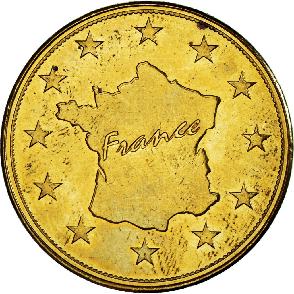 France, Token, Tourist Token, Sainte-Enimie, AU(55-58), Copper-nickel Aluminium