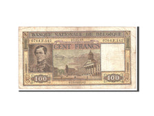 Banconote, Belgio, 100 Francs, 1945, KM:126, 1945-12-05, MB