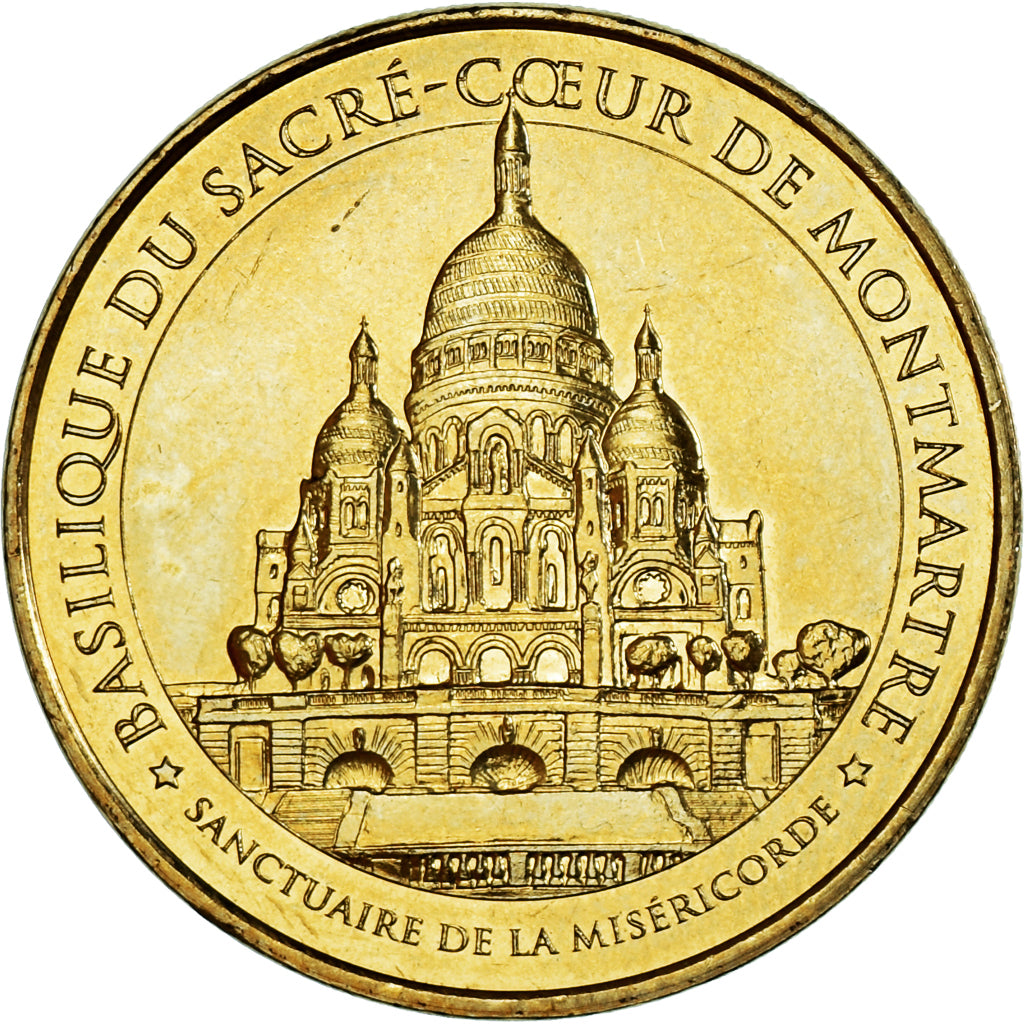 France, Token, Basilique du Sacré Coeur de Montmartre, MS(60-62), Copper-nickel