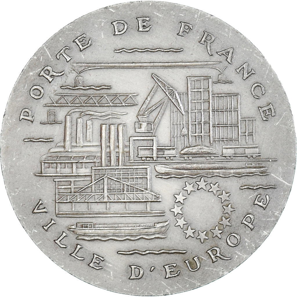 France, Medal, Cathédrale de Strasbourg, AU(55-58), Nickel