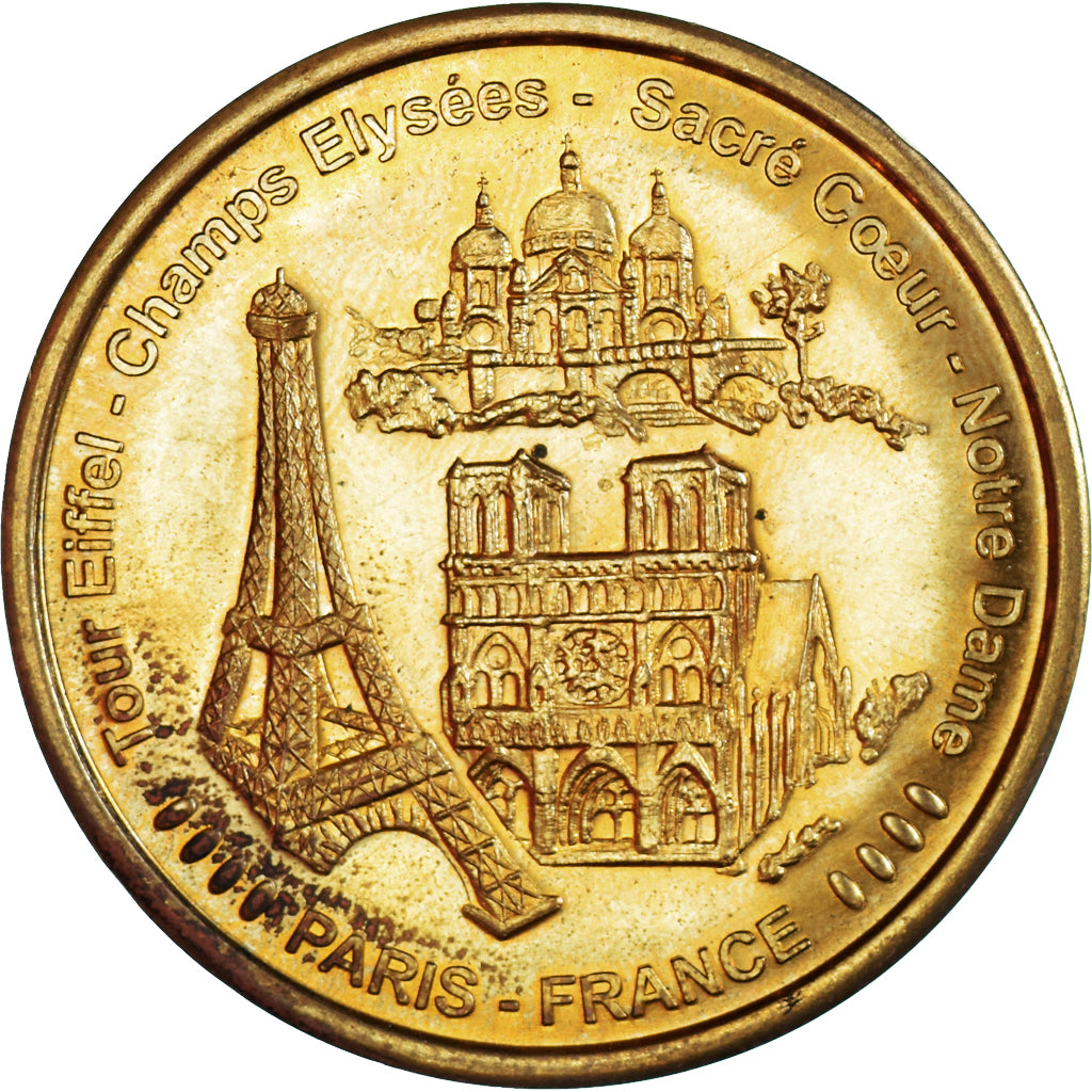 France, Medal, Médaille Souvenir, PARIS, MS(60-62), Copper-nickel Aluminium