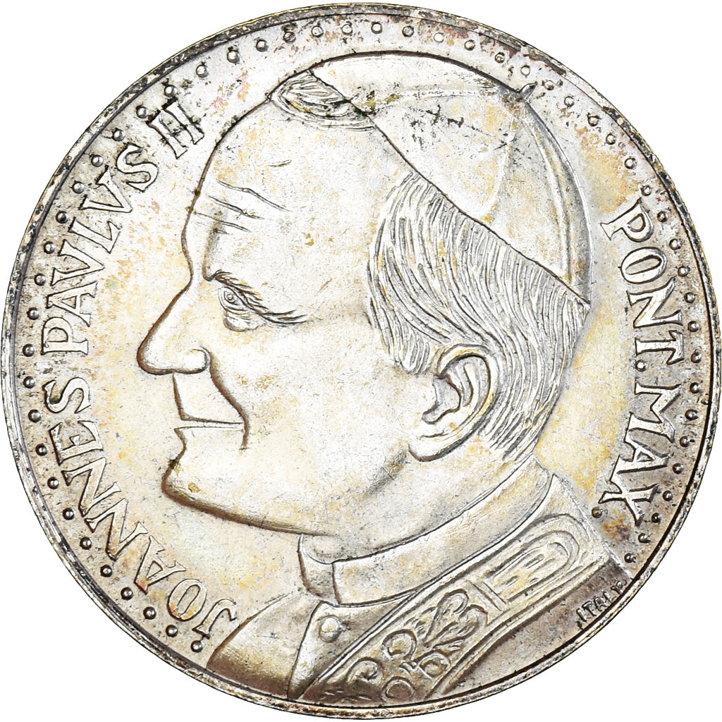 Vatican, Medal, Jean-Paul II, Religions & beliefs, AU(55-58), Silvered bronze
