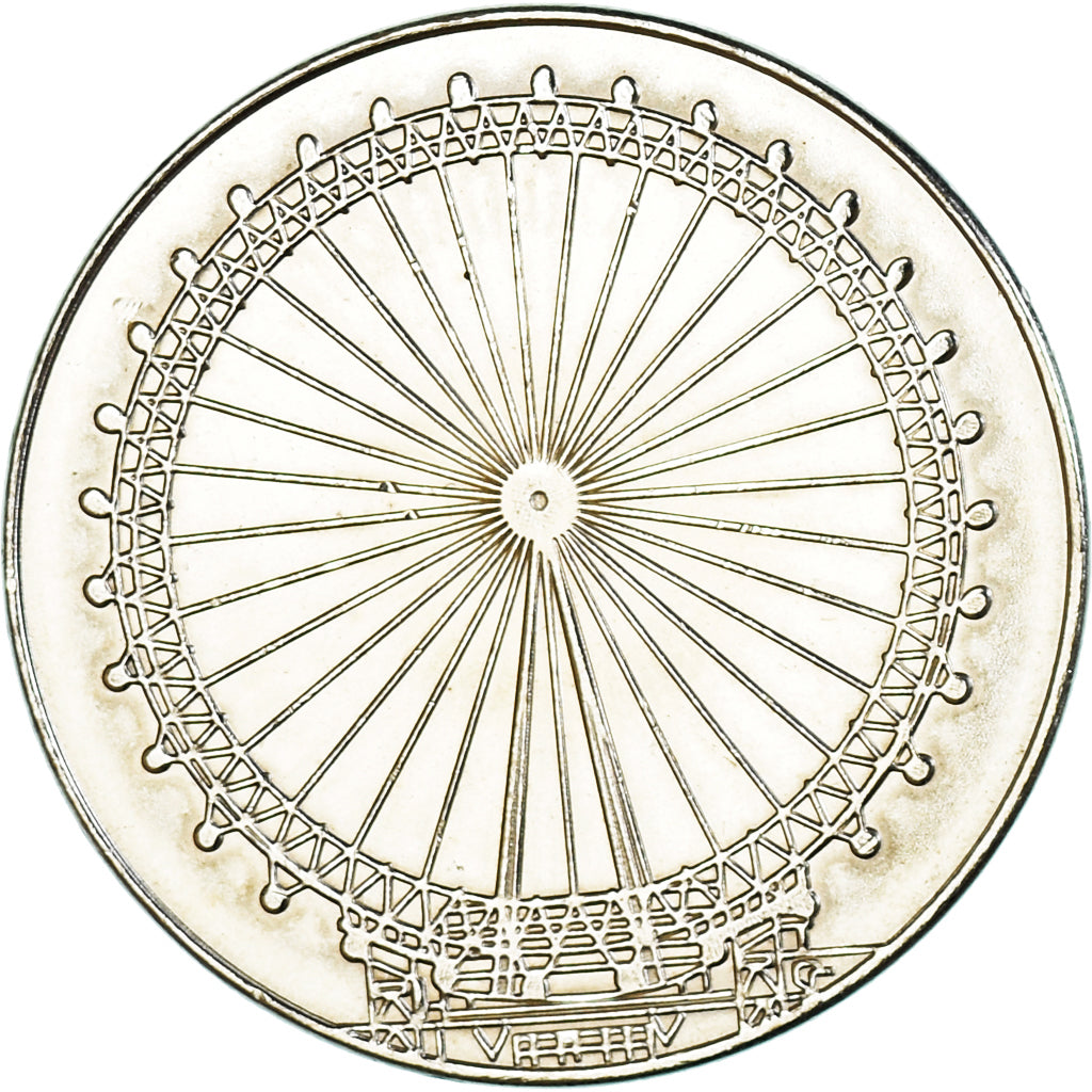 United Kingdom, Token, London Eye, 2016, MS(60-62), Cupronickel