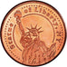 Vereinigte Staaten, ., Statue of Liberty, betaalpenning, UNZ, Kupfer