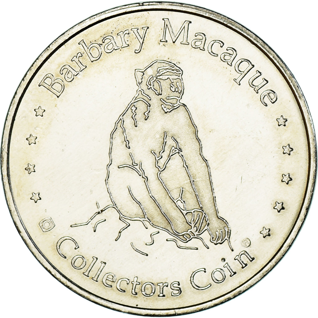 Gibraltar, medalla, Gibraltar - The Rock - Barbary Macaque, 2004, Collectors