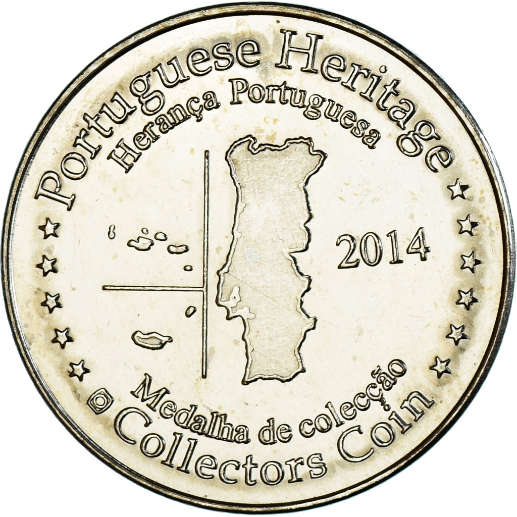 Portogallo, medaglia, Mosteiro da Serra do Pilar, 2014, Collectors Coin, SPL-