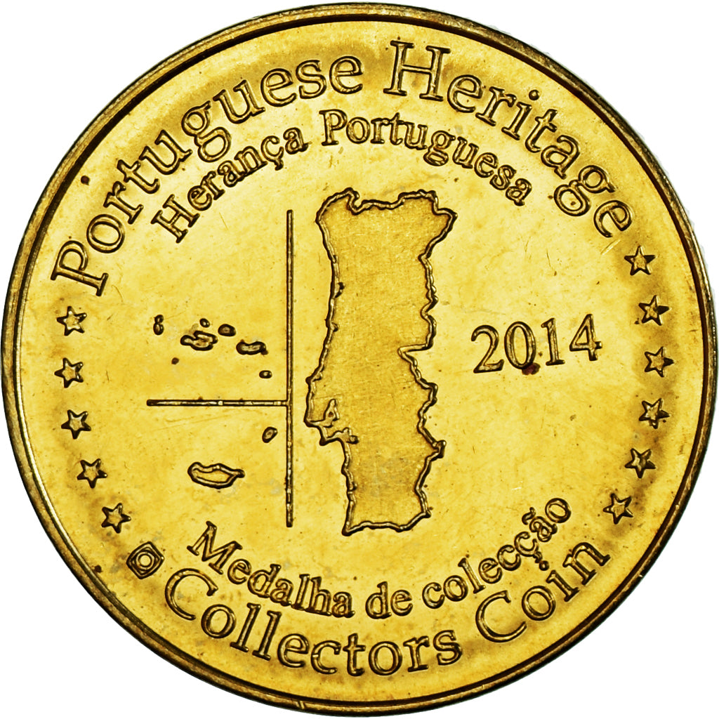 Portogallo, medaglia, Mosteiro da Serra do Pilar, 2014, Collectors Coin, SPL-