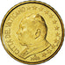 VATICAN CITY, 10 Euro Cent, 2005, Rome, MS(64), Brass, KM:344