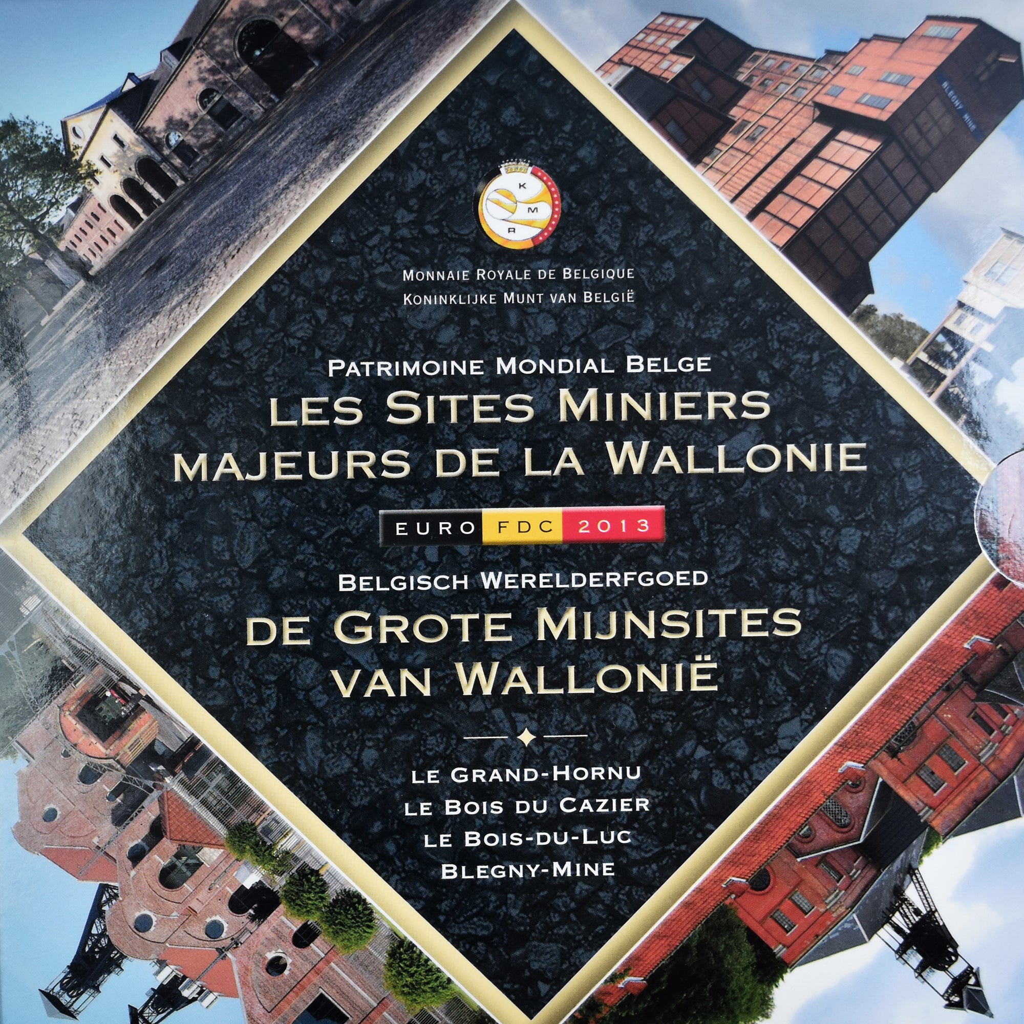 Belgia, Set, Sites miniers, 2013, Brussels, MS(65-70), ND