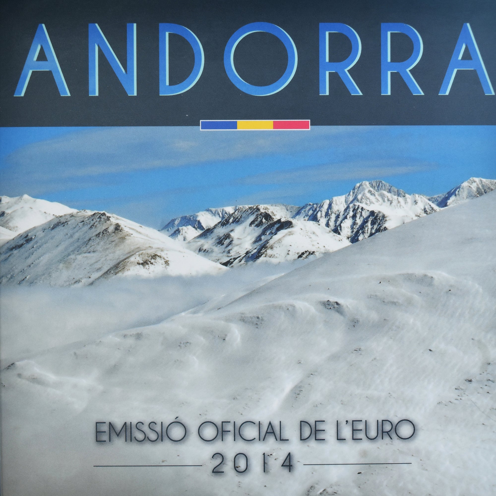Andorra, Set, 2014, Set 8 Monnaies euro BU., MS(65-70)