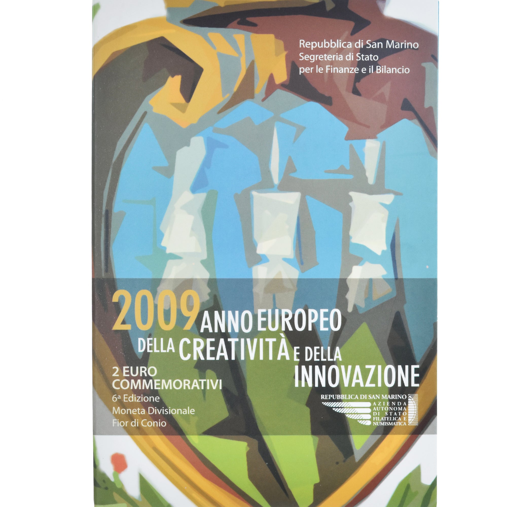 San Marino, 2 Euro, Année  de la création et de l'innovation, 2009, Rome