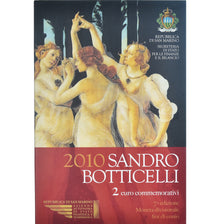 San Marino, 2 Euro, Sandro Botticelli, 2010, Rome, MS(65-70), Bi-Metallic