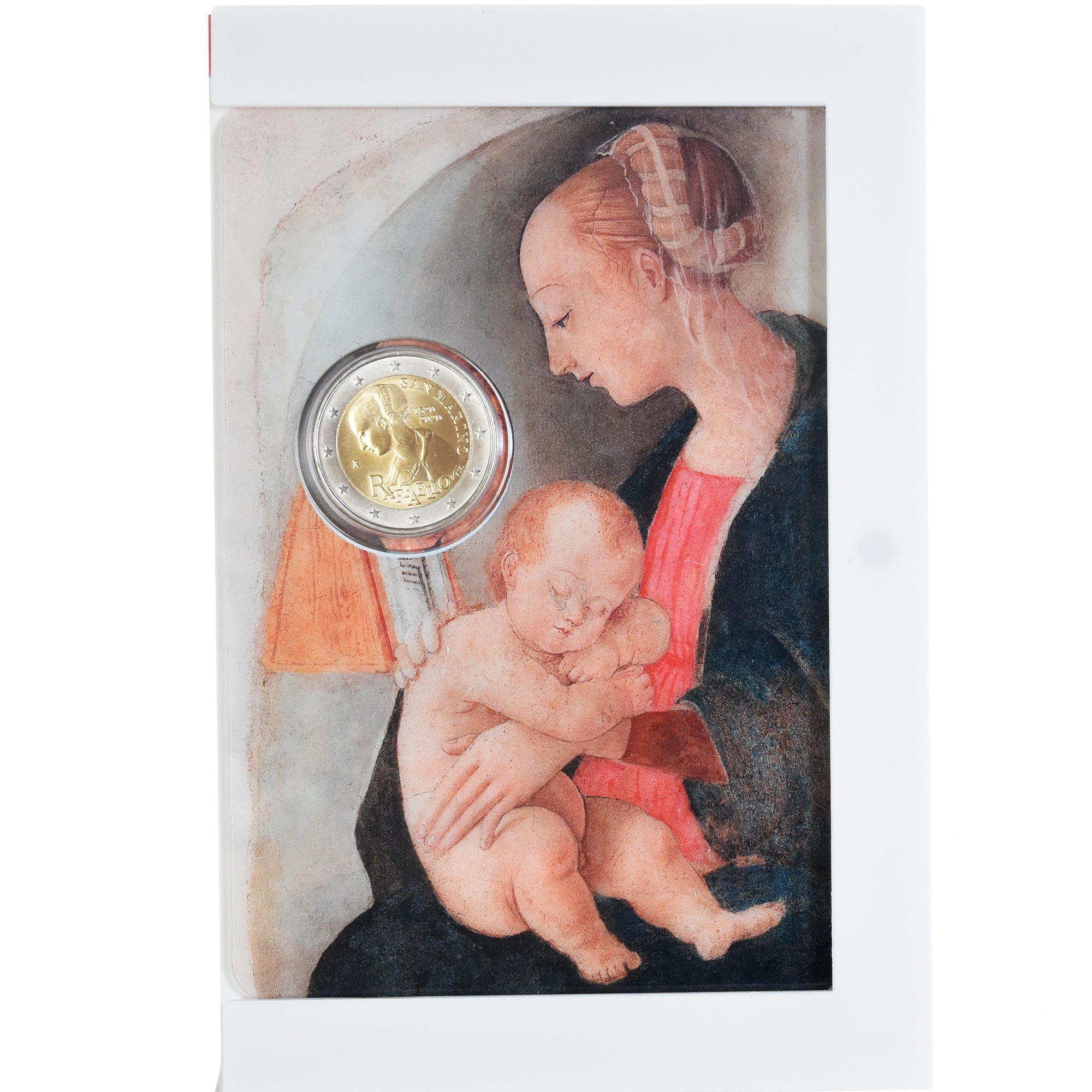 Saint Marin , 2 Euro, 500 ans de la mort de Raphaël, 2020, Rome, BU, FDC