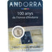 Andorra, 2 Euro, 100 ans de l'hymne national, 2017, Monnaie de Paris, BU, STGL