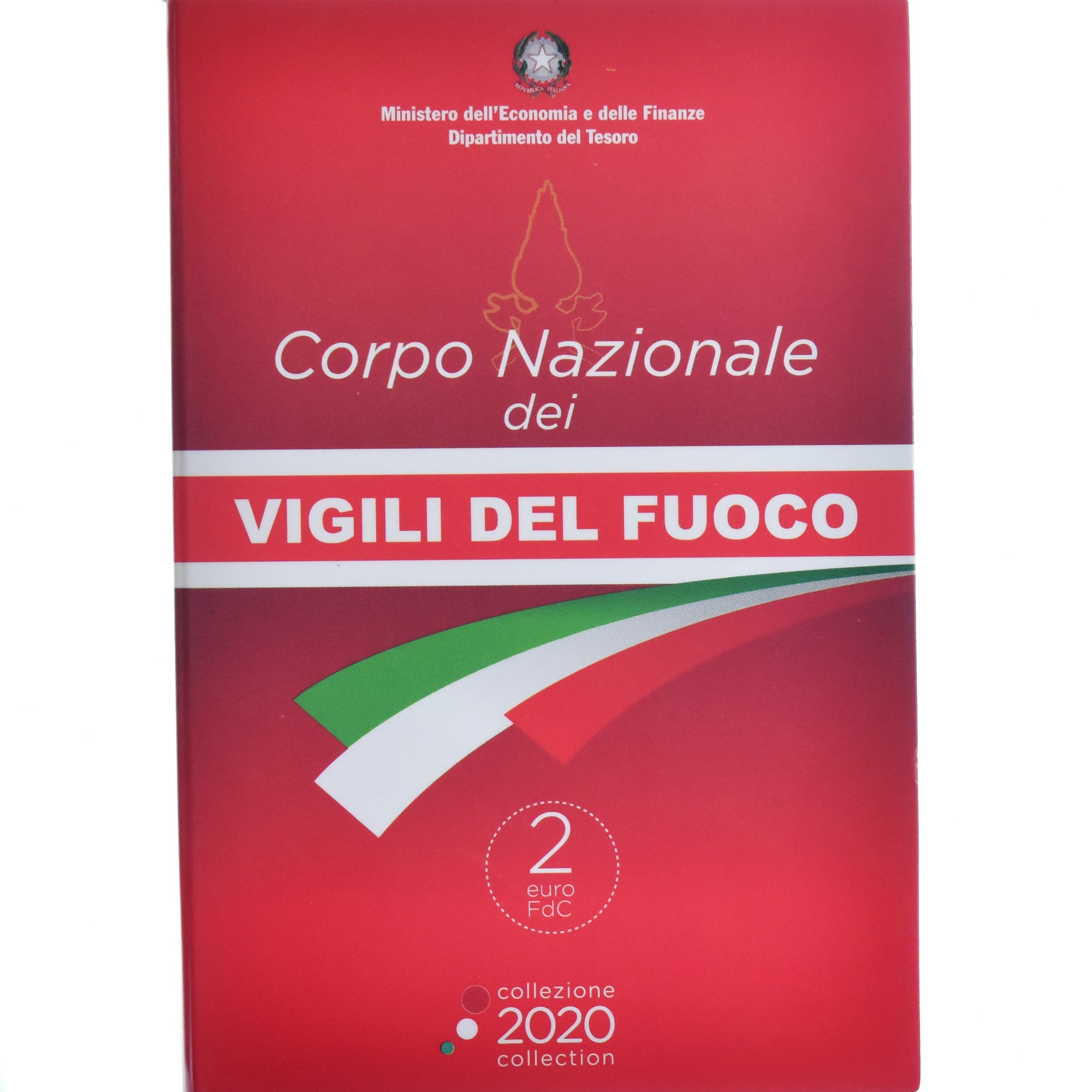 Itália, 2 Euro, 80 ans du corps national des sapeurs pompiers, 2020, MS(65-70)