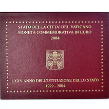 Vatican, 2 Euro, 2004, 75 ème anniversaire de la Fondation de l'Etat du