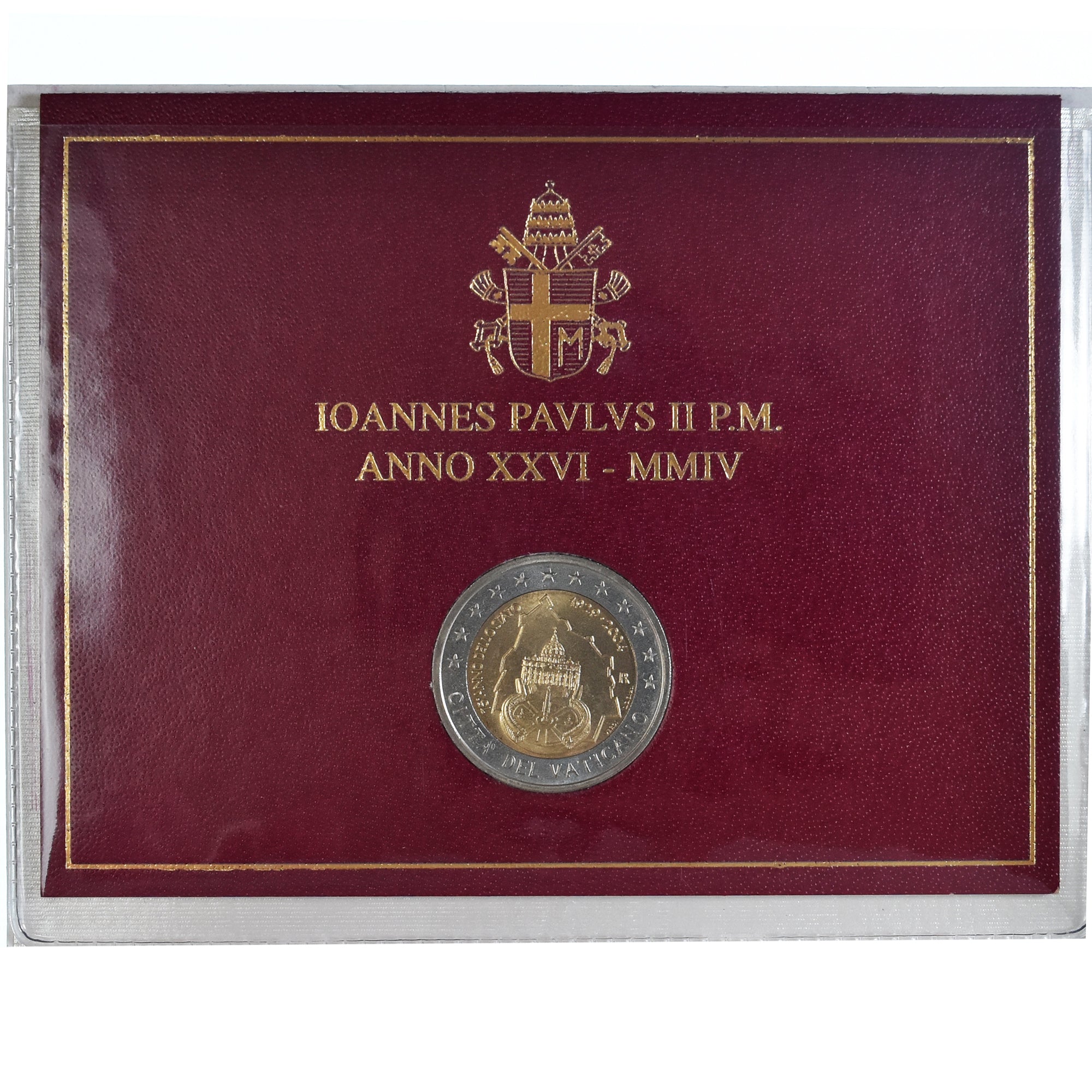 Vatican, 2 Euro, 2004, 75 ème anniversaire de la Fondation de l'Etat du