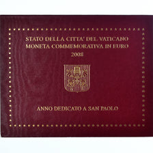 Vatican, 2 Euro, Année de Saint Paul, 2008, MS(65-70), Bi-Metallic