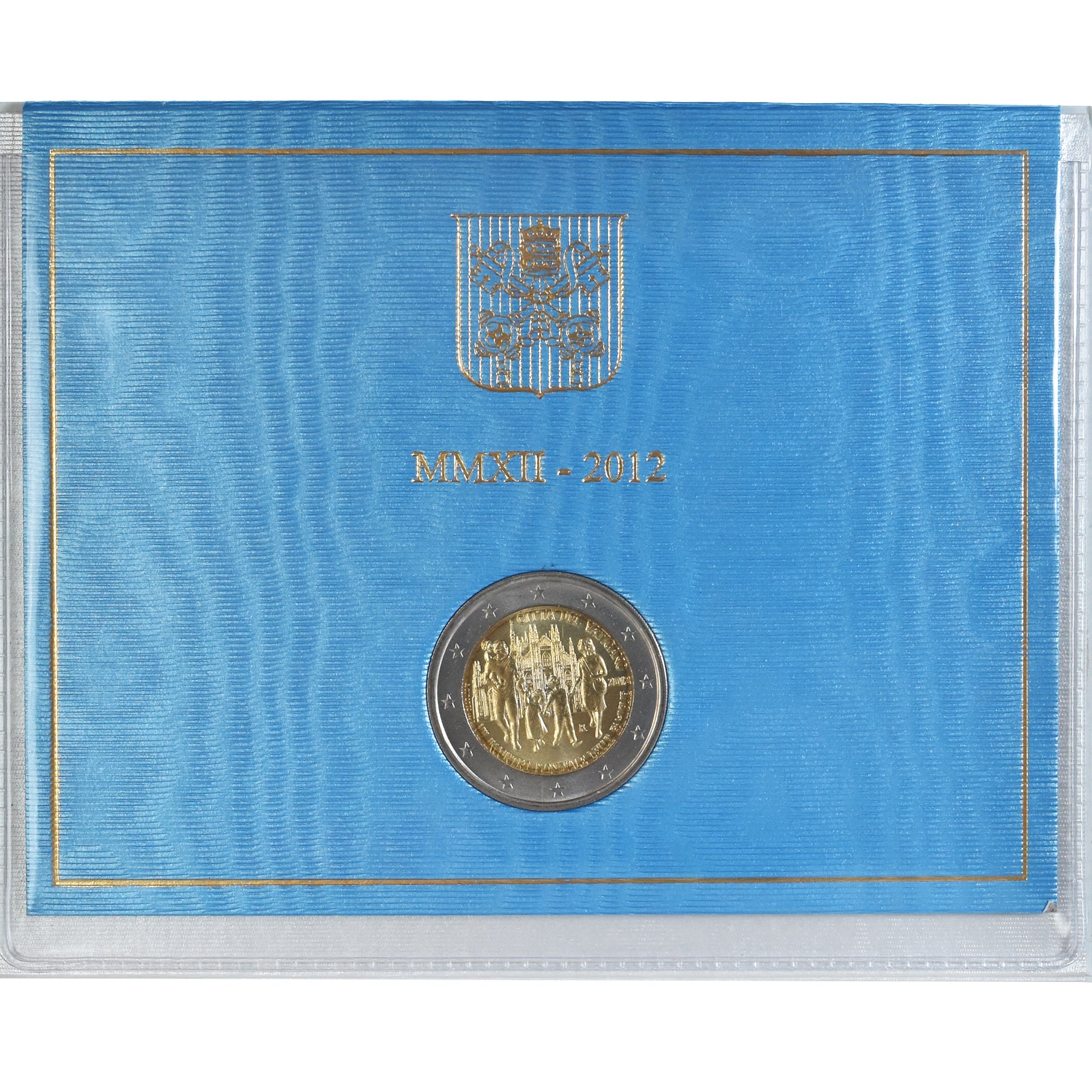 Vatican, 2 Euro, 2012, Rome, 7ème rencontre mondiale de la Famille, FDC