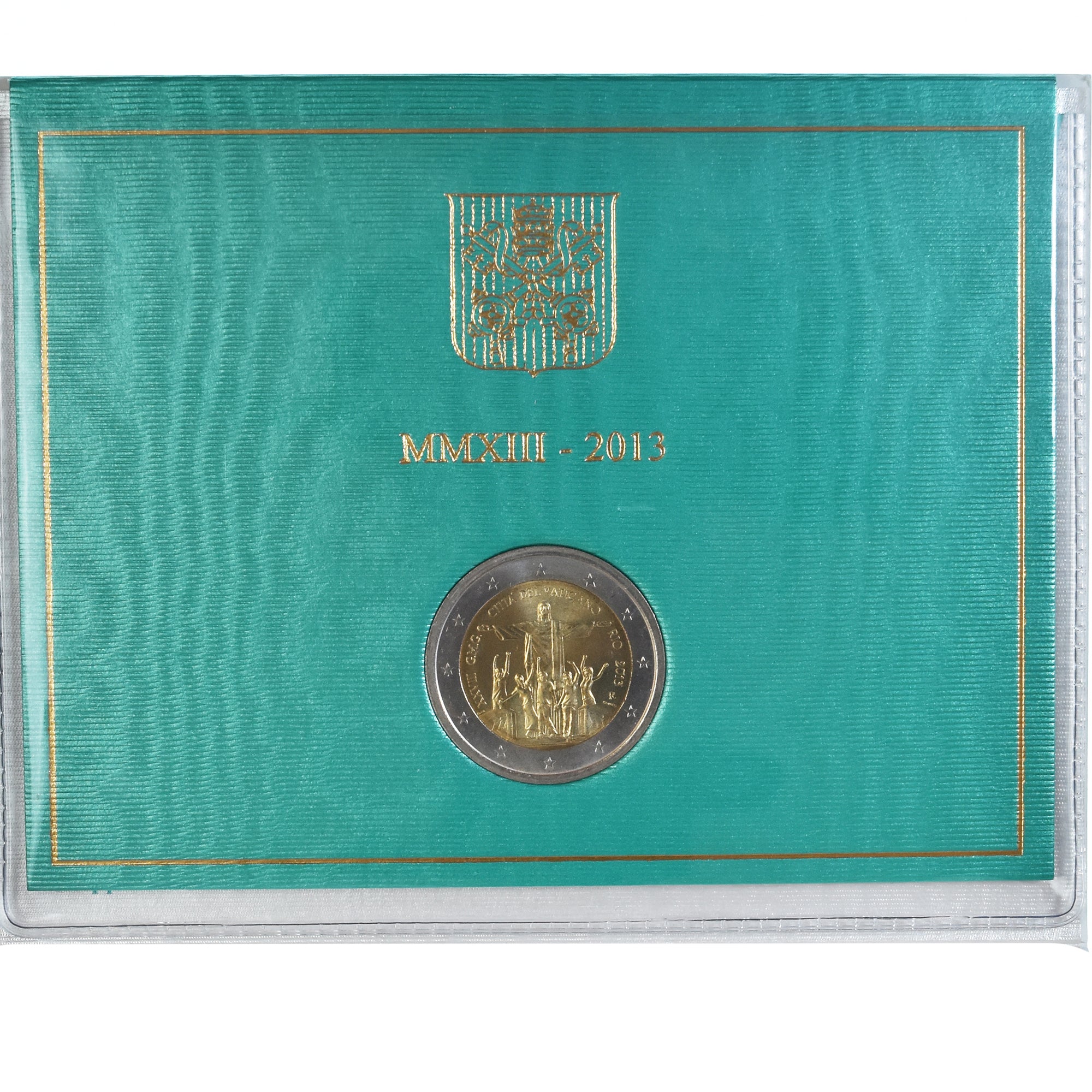 Vaticano, 2 Euro, 2013, Rome, 28ème journée mondiale de la Jeunesse, FDC